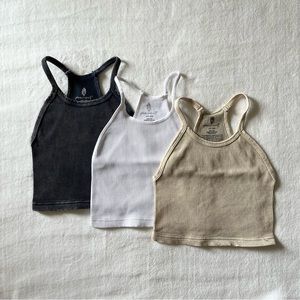 Free People Happiness Runs Crop Tank Set